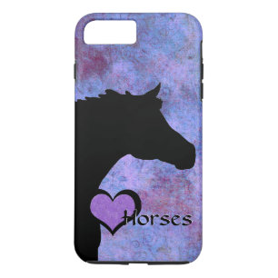 Hartpaarden IV (paars/blauw) Case-Mate iPhone Case