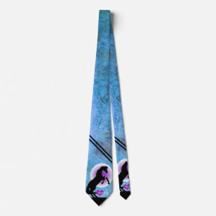 Hartpaarden V (blauw/groen) Stropdas