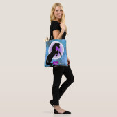 Hartpaarden V (blauw/groen) Tote Bag (Op model)