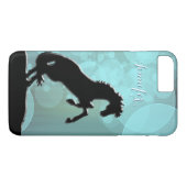 Hartpaarden V (blauwgroen luchtbellen) Case-Mate iPhone Case (Achterkant (Horizontaal))