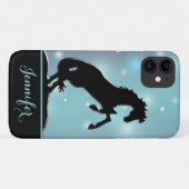 Hartpaarden V (blauwgroene enkels) Case-Mate iPhone Case (Achterkant (horizontaal))