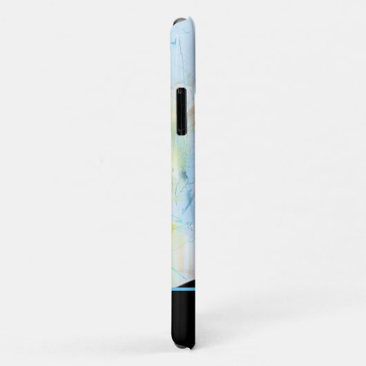 Hartpaarden V (geschilderde blauwe abstracte achte Case-Mate iPhone Case (Achterkant/rechts)