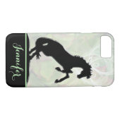 Hartpaarden V (groene misty fractal) Case-Mate iPhone Case (Achterkant (Horizontaal))