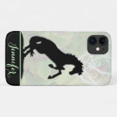 Hartpaarden V (groene misty fractal) Case-Mate iPhone Case (Achterkant (horizontaal))