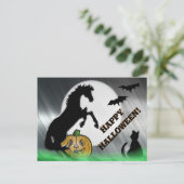 Hartpaarden V Halloween Briefkaart (Staand voorkant)