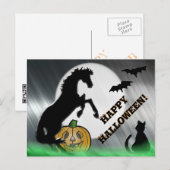 Hartpaarden V Halloween Briefkaart (Voorkant / Achterkant)