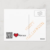 Hartpaarden V Halloween Briefkaart (Achterkant)
