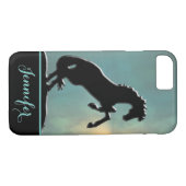 Hartpaarden V (mager geel groen) Case-Mate iPhone Case (Achterkant (Horizontaal))