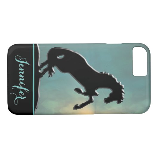 Hartpaarden V (mager geel groen) Case-Mate iPhone Case (Achterkant (Horizontaal))