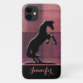 Hartpaarden V (zachte rode vierkantjes) Case-Mate iPhone Case (Achterkant)