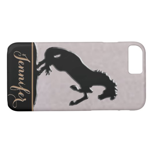 Hartpaarden V (zilvermauve) Case-Mate iPhone Case (Achterkant (Horizontaal))