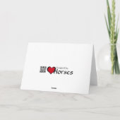 Hartpaarden VI-feestdag (vakantieboom) Feestdagen Kaart (Achterkant)