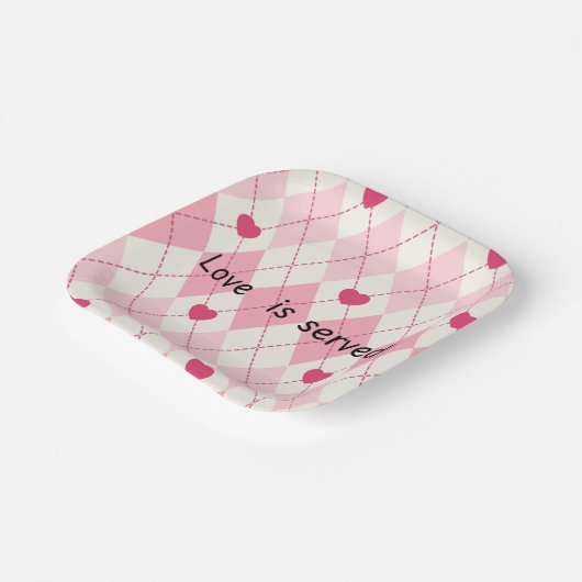 Hartpapier borden papieren bordje (Gebogen)