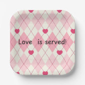 Hartpapier borden papieren bordje (Voorkant)