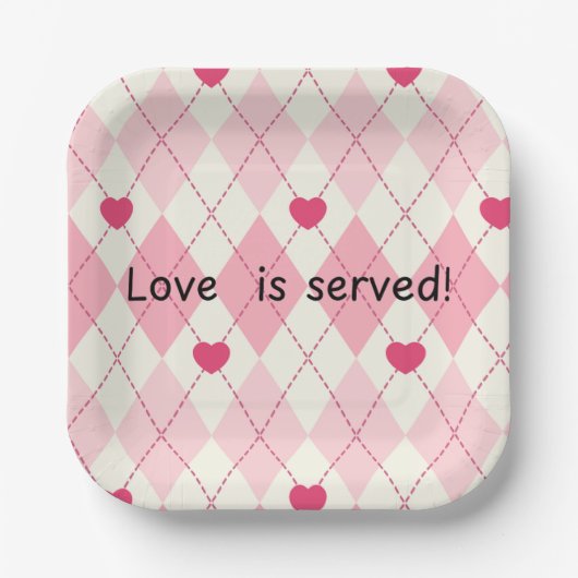 Hartpapier borden papieren bordje (Voorkant)