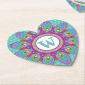 Hartpapier onderzetter psychedelische aangepaste i (Gekanteld)