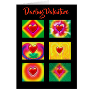 Hartpatroon aangepaste Kaart van Valentijns