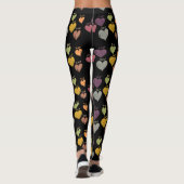 Hartpatroon afdrukken leggings (Achterkant)