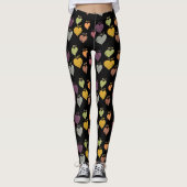 Hartpatroon afdrukken leggings (Voorkant)