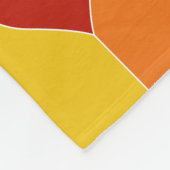 Hartpatroon fleece dekens (Hoek)