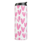 Hartpatroon geschilderd harten thermosbeker (Gedraaid links)