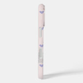 hartpatroon in roze Girly kant Case-Mate iPhone Case (Achterkant / Rechts)