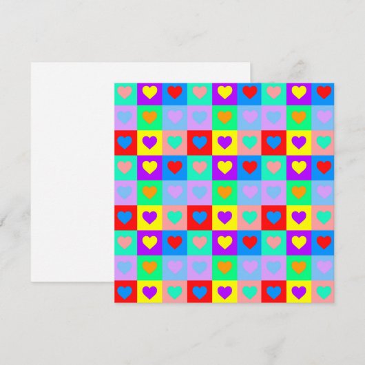 Hartpatroon  kaart (Voorkant / Achterkant)