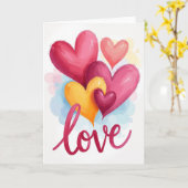 Hartpatroon liefdeskaart kaart (Gele Bloem)