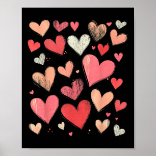 Hartpatroon – liefdesthema – voor hem en haar poster