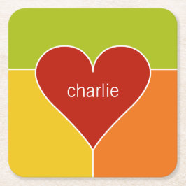 Hartpatroon op maat gemaakte onderzetters met mono