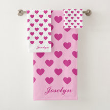 Hartpatroon Preppy Roze y2k Monogram Naam