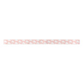 Hartpatroon Roze #FFCEC7 Satijnen Lint (Voorkant)