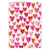 Hartpatroon Roze rode Valentijnse (Voorkant)