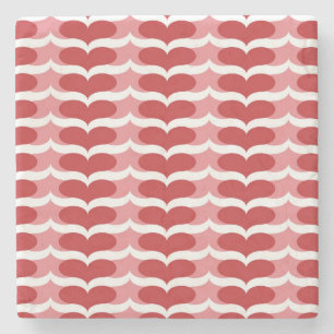 Hartpatroon Stenen Onderzetter