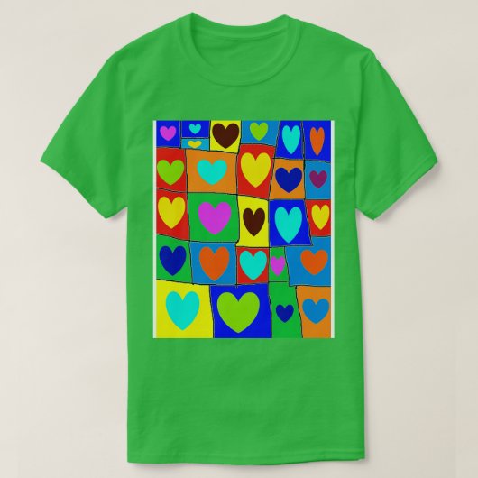 Hartpatroon T-shirt (Design voorkant)
