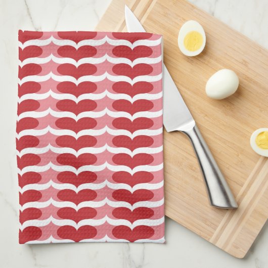 Hartpatroon Theedoek (Quarter Fold)