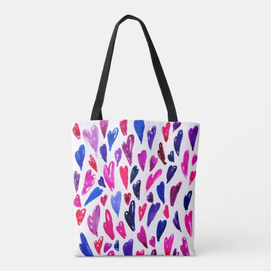 Hartpatroon Tote Bag (Achterkant)