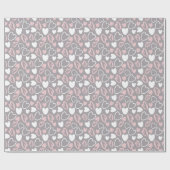 Hartpatroon Valentijn Cadeaupapier (Vlak)