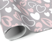 Hartpatroon Valentijn Cadeaupapier (Rol Hoek)