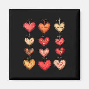 Hartpatroon valentijn grappige valentijnsdag vrouw magneet