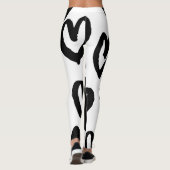 Hartpatroon: Valentijn  Leggings (Achterkant)