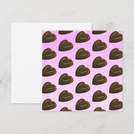 Hartpatroon voor Valentijnsdag Kaart