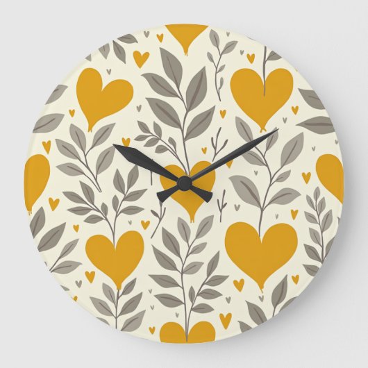 hartpatroon wandklok (Voorkant)