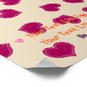 Hartpijn Baby shower Kinderen Zaal Poster Banner (Hoek)