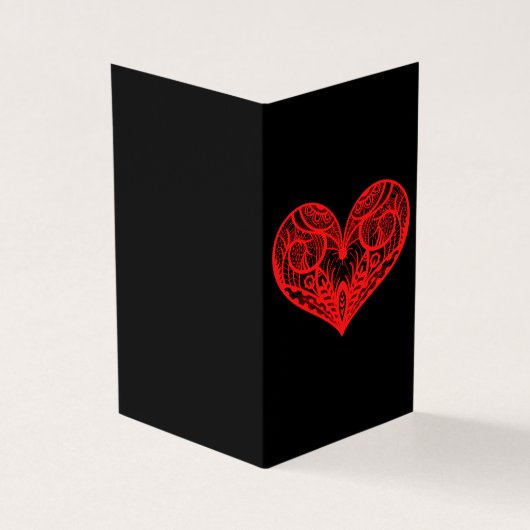  hartPlatonische Valentijn Notecard 25pk Kaart (Buitenkant)