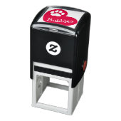 Hartpoot Print Pet Name Handtekening Voorinktstemp Zelfinktende Stempel (Product)