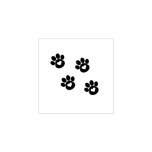 Hartpoot Prints Trailing Links Rubberstempel (Afrduk)