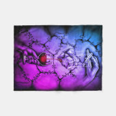 hartpop fleece deken (Voorkant (Horizontaal))