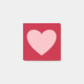 Hartpost Het merkt Notitieblok op Cadeaus Post-it® Notes (Voorkant)