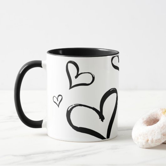 Hartprint mok (Met donut)